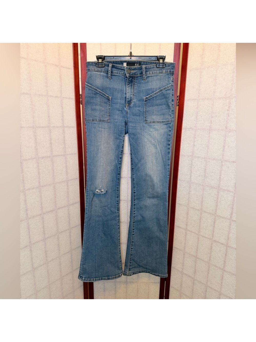 Kut from the Kloth Light Blue Flare Jeans - VGUC - Size 4